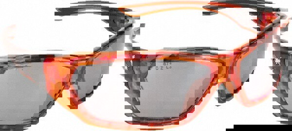 Safety Glass: Scratch-Resistant, Polycarbonate, Silver Mirror Lenses, Full-Framed, UV Protection